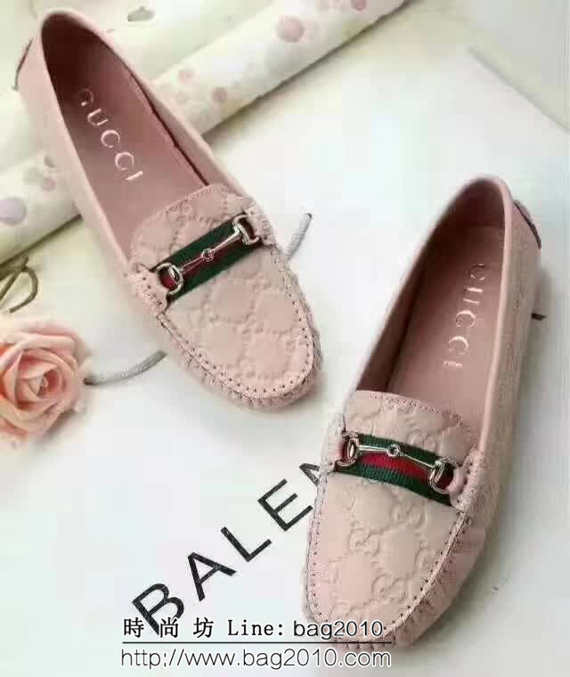 GUCCI古馳 頭層牛皮 時尚舒適 女士單皮鞋 QZS1231